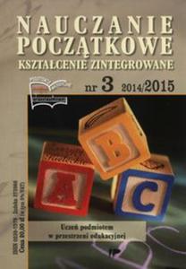 Nauczanie pocztkowe Ksztacenie zintegrowane nr 3 2014/2015