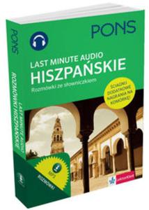 Last Minute audio - rozmówki ze sowniczkiem hiszpaskie