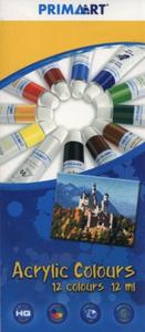 Farby akrylowe Prima Art 12 kolorw 12 ml w tubie - 2857724263