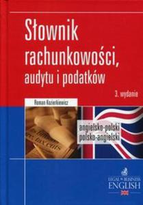 Sownik rachunkowoci, audytu i podatków angielsko-polski polsko-angielski