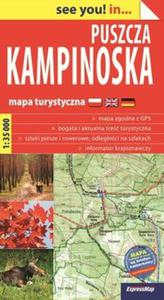 Puszcza Kampinoska, papierowa mapa turystyczna 1:35 000 - 2857724658