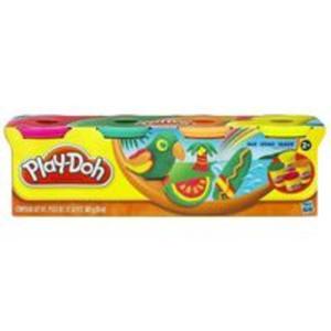 Play-Doh Ciastolina 4 tuby kolory tropikalne - 2857724843