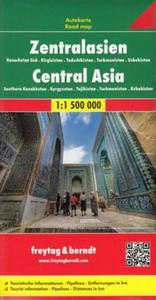 Azja rodkowa Kazachstan Pd Kirgistan Tadykistan Turkmenistan Uzbekistan mapa 1:1 500 000 - 2857725692