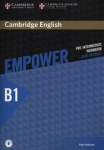 Empower Pre-Intermediate Workbook with answers + Online - 2857726210