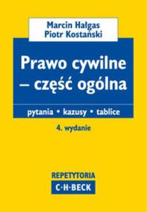 Prawo cywilne cz oglna Pytania Kazusy Tablice - 2857726821