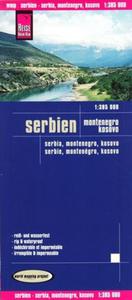 Serbia Czarnogra Kosowo mapa 1:385 000 - 2857727076