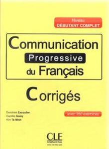 Communication Progressive du Francais Grand Debutant Klucz - 2857727362