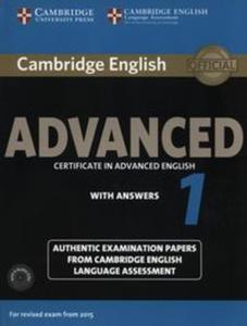 Cambridge English Advanced 1 for Revised Exam from 2015 Student's Book + CD - 2857727464