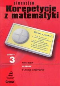 Zeszyt 3 gimnazjum Korepetycje z matematyki - 2825662335