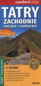 Tatry Zachodnie polskie i sowackie mapa turystyczna 1:30 000 - 2857729808