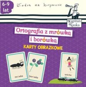 Karty obrazkowe Ortografia z mrwk i borwk (6-9 lat) - 2857730147