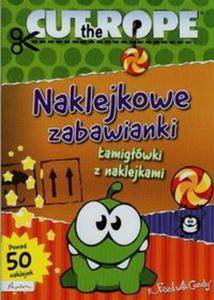 Cut The Rope Naklejkowe zabawianki amigówki z naklejkami