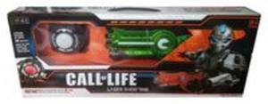 Pistolet na podczerwie Call of Life + tarcza UFO zielony - 2857731412