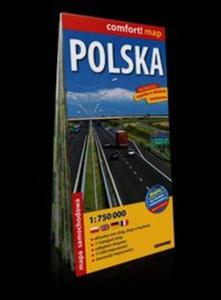 Polska mapa samochodowa 1:750 000 - 2857731445