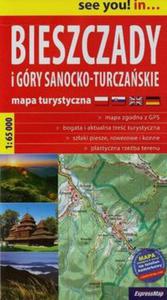 Bieszczady i Gry Sanocko-Turczaskie mapa turystyczna 1:65 000 - 2857731701