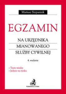 Egzamin na urzdnika mianowanego suby cywilnej