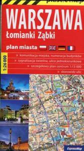 Warszawa foliowany plan miasta 1:26 000 - 2857732714