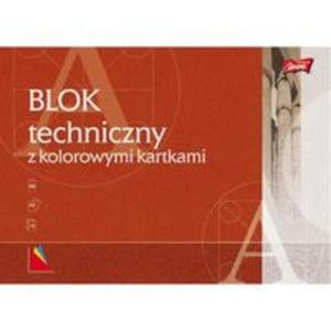 Blok techniczny z kolorowymi kartkami A3 10 kartek 10 sztuk - 2857732731