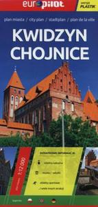 Kwidzyn Chojnice plan miasta 1:12 000 laminowany - 2857734395