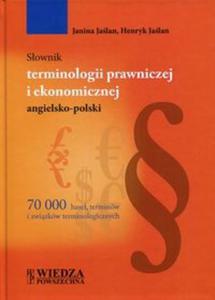 Sownik terminologii prawniczej i ekonomicznej angielsko-polski - 2857734399
