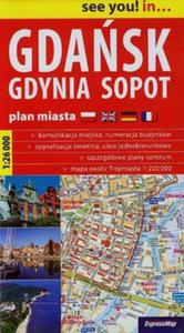 Gdask Gdynia Sopot plan miasta 1:26 000