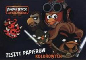 Zeszyt papierów kolorowych A4 Angry Birds Star Wars 10 kartek