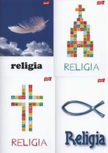 Zeszyt A5 Religia w kratk 60 kartek 10 sztuk mix - 2857735655