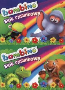 Blok rysunkowy A4 Bambino 20 kartek 10 sztuk mix - 2857735899