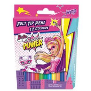 Pisaki 12 kolorw Barbie power - 2857736425