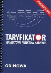 Taryfikator mandatów i punktów karnych