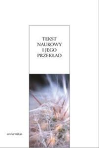 Tekst naukowy i jego przekad - 2857738370