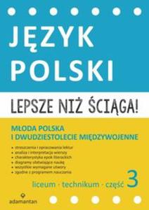 Lepsze ni ciga Jzyk polski Liceum i technikum Cz 3 - 2857738571