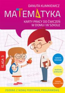 Matematyka. Karty pracy do wicze w domu i w szkole. Klasa 3 - 2857739186