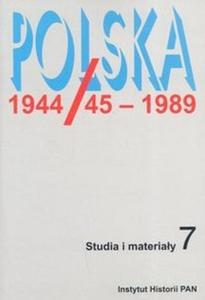 Polska 1944/45-1989 studia i materiay 7 - 2825662847