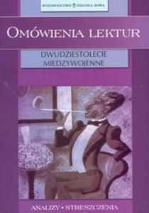 Omówienia lektur XX-lecie midzywojenne