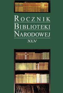 Rocznik Biblioteki Narodowej XLV - 2857742203