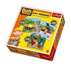 Puzzle Na budowie Bob Budowniczy 3 w 1 - 2857742395