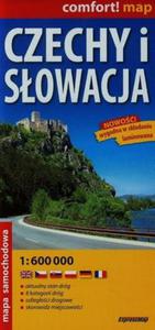 Czechy i Sowacja mapa samochodowa 1:600 000