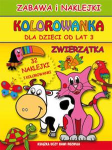 Kolorowanka dla dzieci od lat 3 Zwierztka - 2857743899