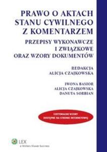 Prawo o aktach stanu cywilnego z komentarzem - 2857744931