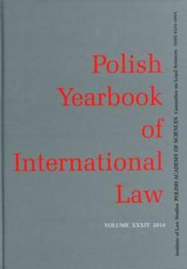 Polish Yearbook of International Law XXXIV/2014 - 2857745064
