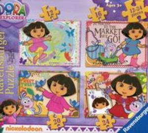 Puzzle Dora poznaje wiat 4w1 - 2857745328