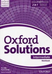 Oxford Solutions Intermediate Workbook with Online Practice - 2857748630