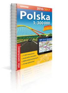 Polska Atlas samochodowy 1:300 000 2016/2017 - 2857748956