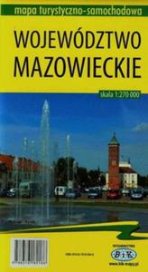 Wojewdztwo mazowieckie mapa turystyczno-samochodowa 1:270 000 - 2857748989