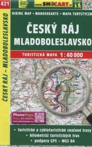 Cesky Raj Mladoboleslavsko Mapa turystyczna 1:40 000 - 2857749022