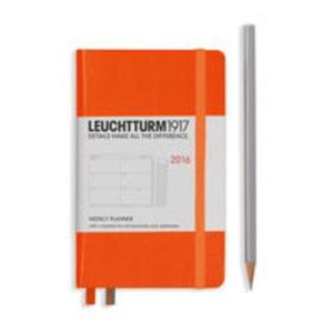 Kalendarz Leuchtturm1917 tygodniowy 2016 Pocket pomaraczowy - 2857749433