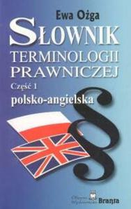 Sownik terminologii prawniczej polsko-angielska cz 1