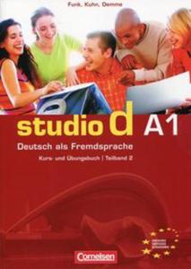 studio d A1 Kurs und Ubungsbuch + CD Teilband 2 Podrcznik z wiczeniami - 2857749812