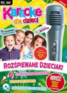 Karaoke Dla Dzieci Rozpiewane Dzieciaki z mikrofonem (PC-DVD) - 2857752188